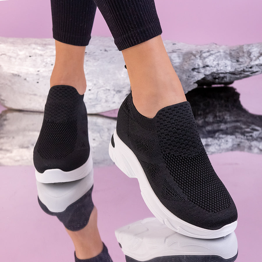 Pantofi sport cu platforma Valina - Black