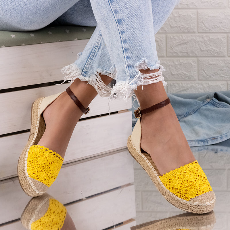 Espadrile dama Iloria - Yellow