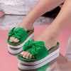 Papuci dama Tamira - Green