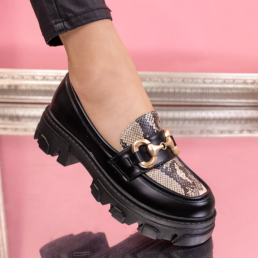 Pantofi casual Jeneva - Snake