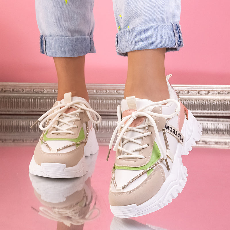 Pantofi sport Hilary - Khaki