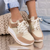 Pantofi sport cu platforma Tereza - Beige