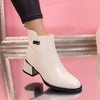 Botine dama Tilana - Beige