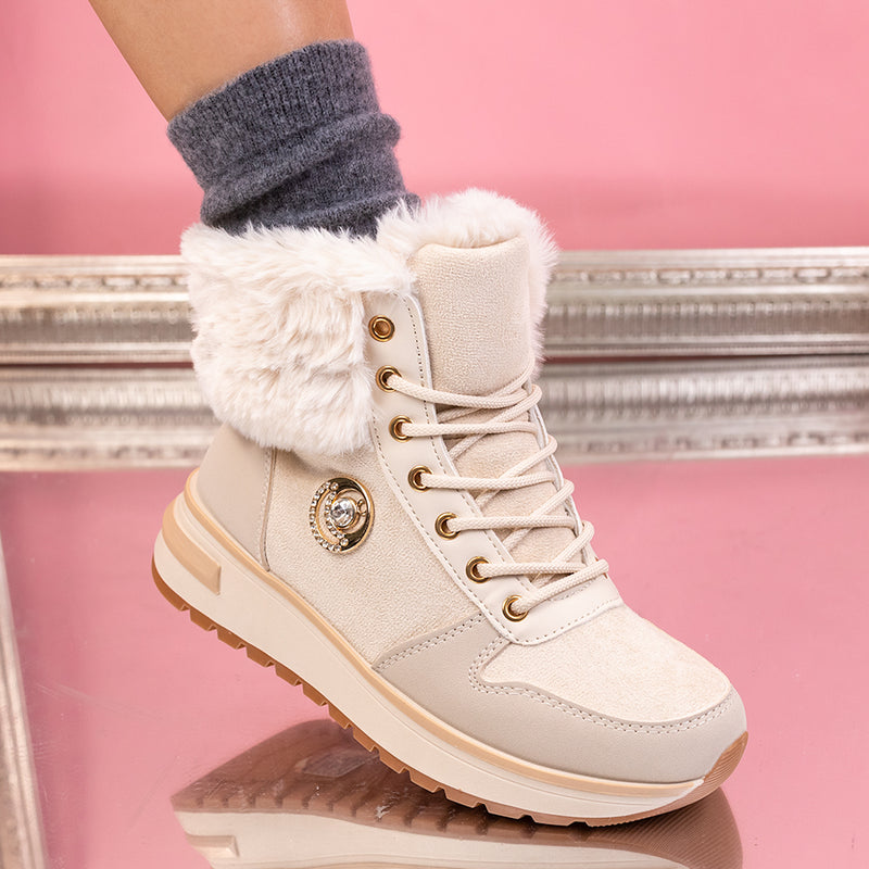 Ghete dama Ralena - Beige