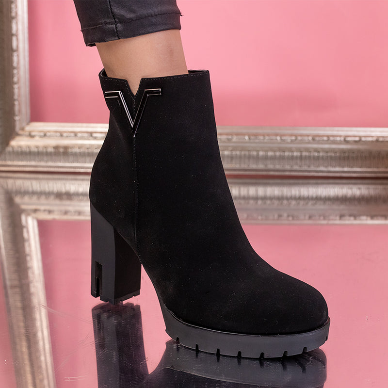 Botine dama Debora - Black