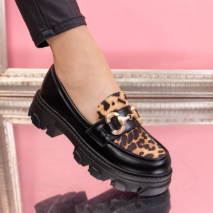 Pantofi casual Jeneva - Leopard