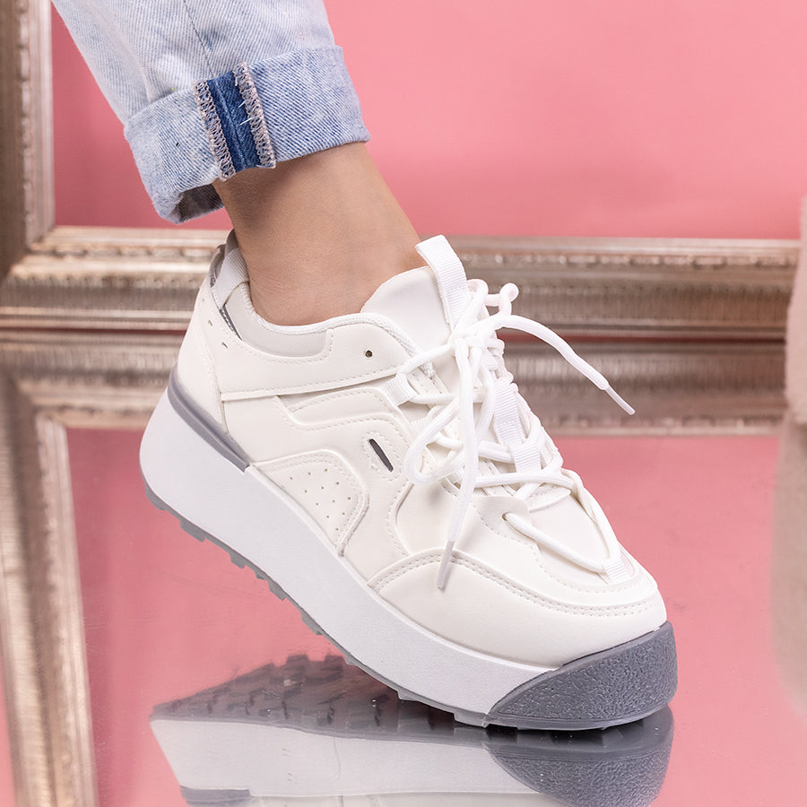 Pantofi sport Bella - White