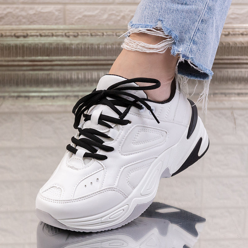 Pantofi sport Adela - White/Black