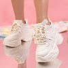 Pantofi sport  cu platforma Olanda - Beige