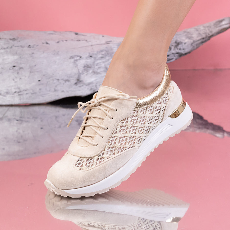 Pantofi sport Carry - Beige