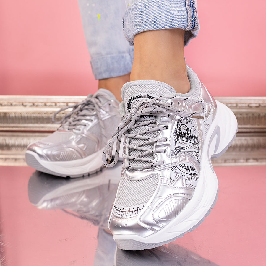 Pantofi sport Marry - Silver