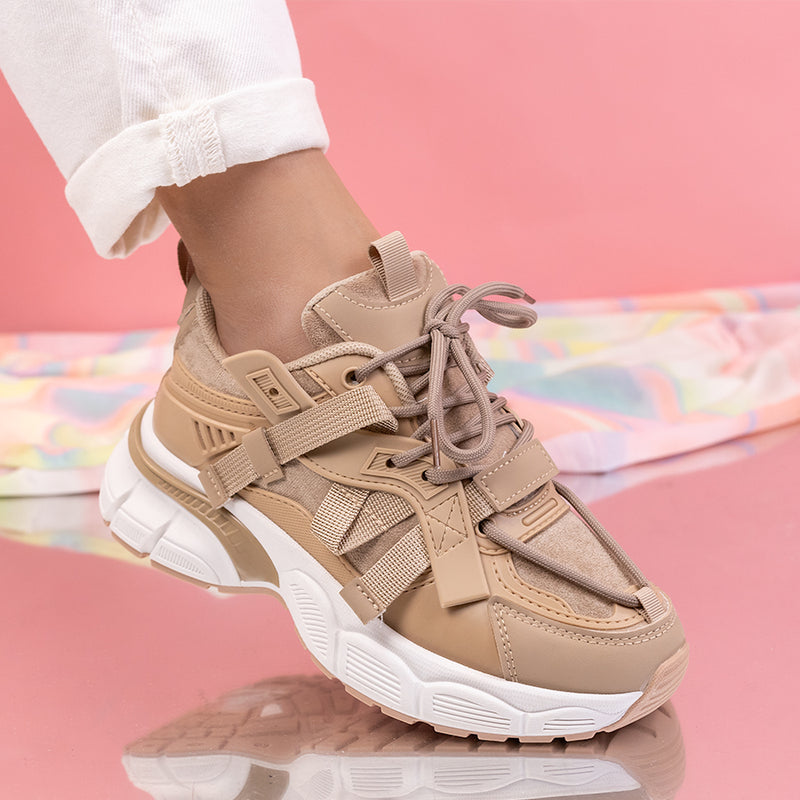Pantofi sport Nastya - Khaki