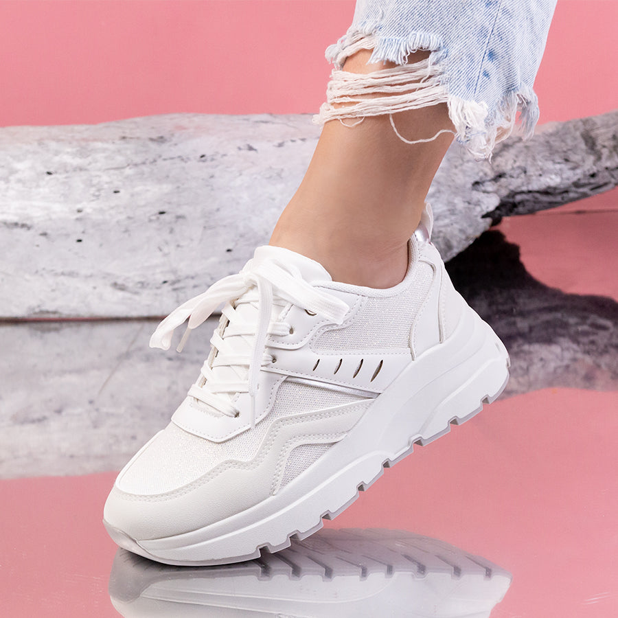 Pantofi sport Stivi - White