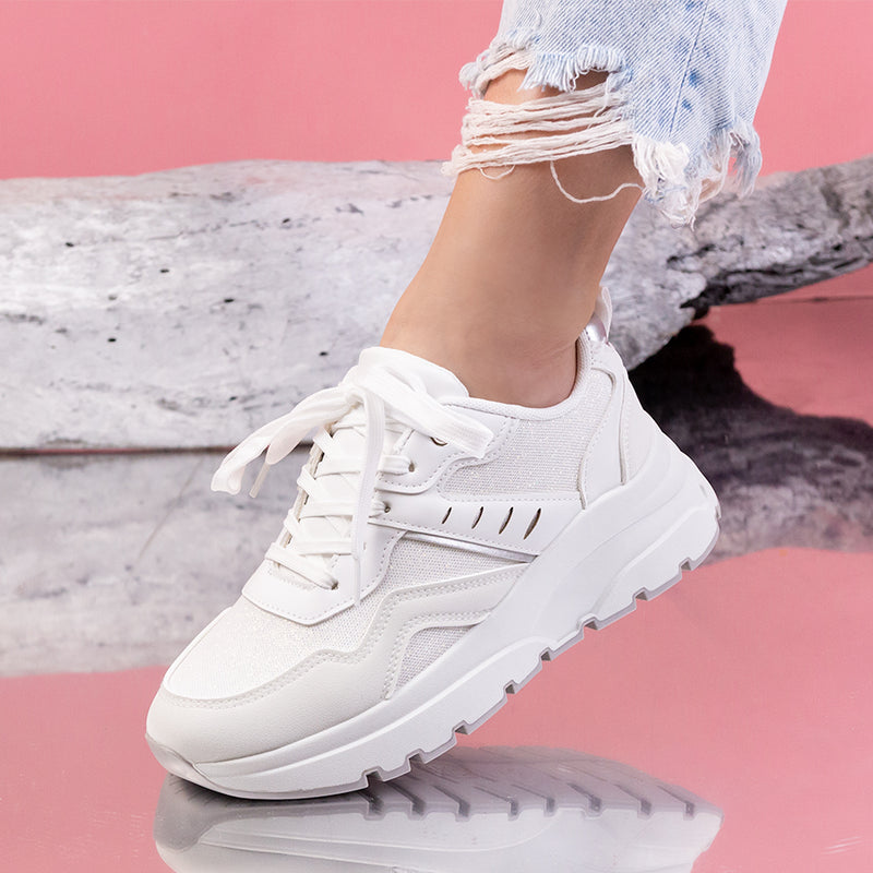 Pantofi sport Stivi - White