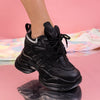 Pantofi sport  cu platforma Olanda - Black