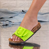Papuci dama Clavdia - Green