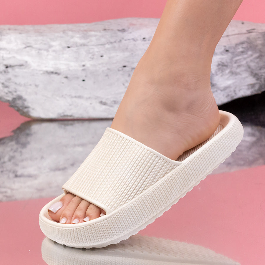 Papuci dama Gigi - White