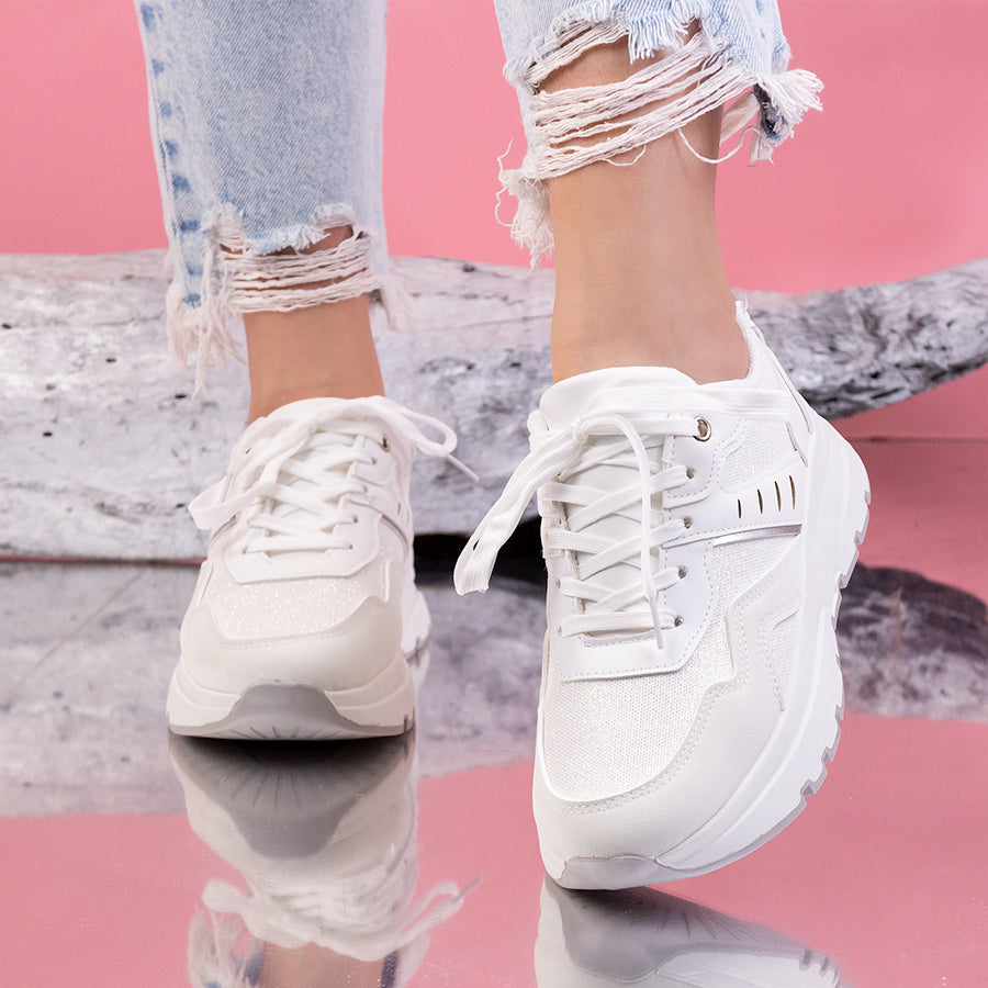 Pantofi sport Stivi - White