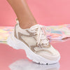 Pantofi sport Lorina - Beige