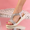 Sandale dama Tanya - Silver