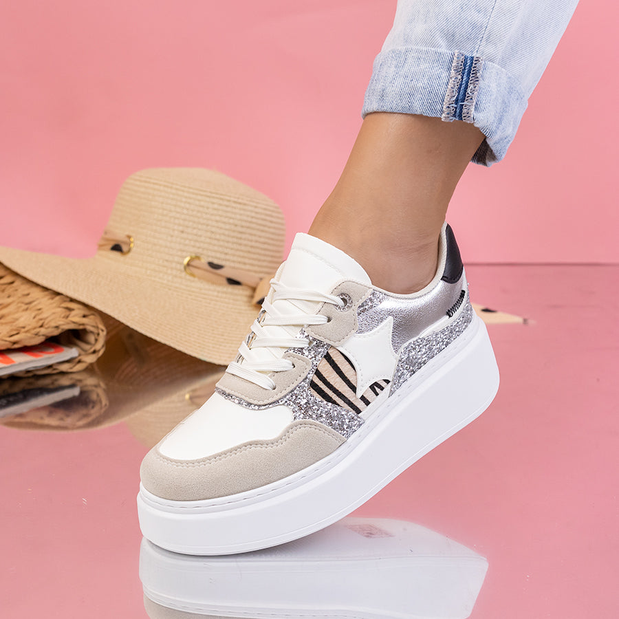 Pantofi sport Vesy - Beige
