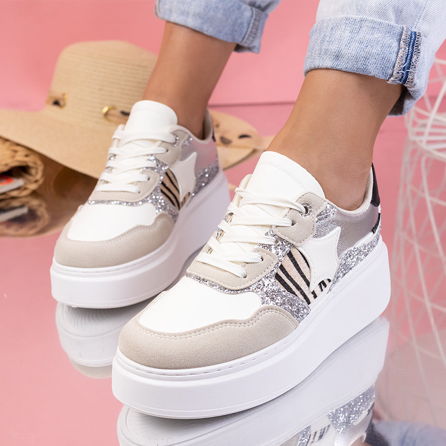 Pantofi sport Vesy - Beige
