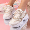 Pantofi sport Lorina - Beige