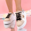 Pantofi sport Dorian - White/Peach