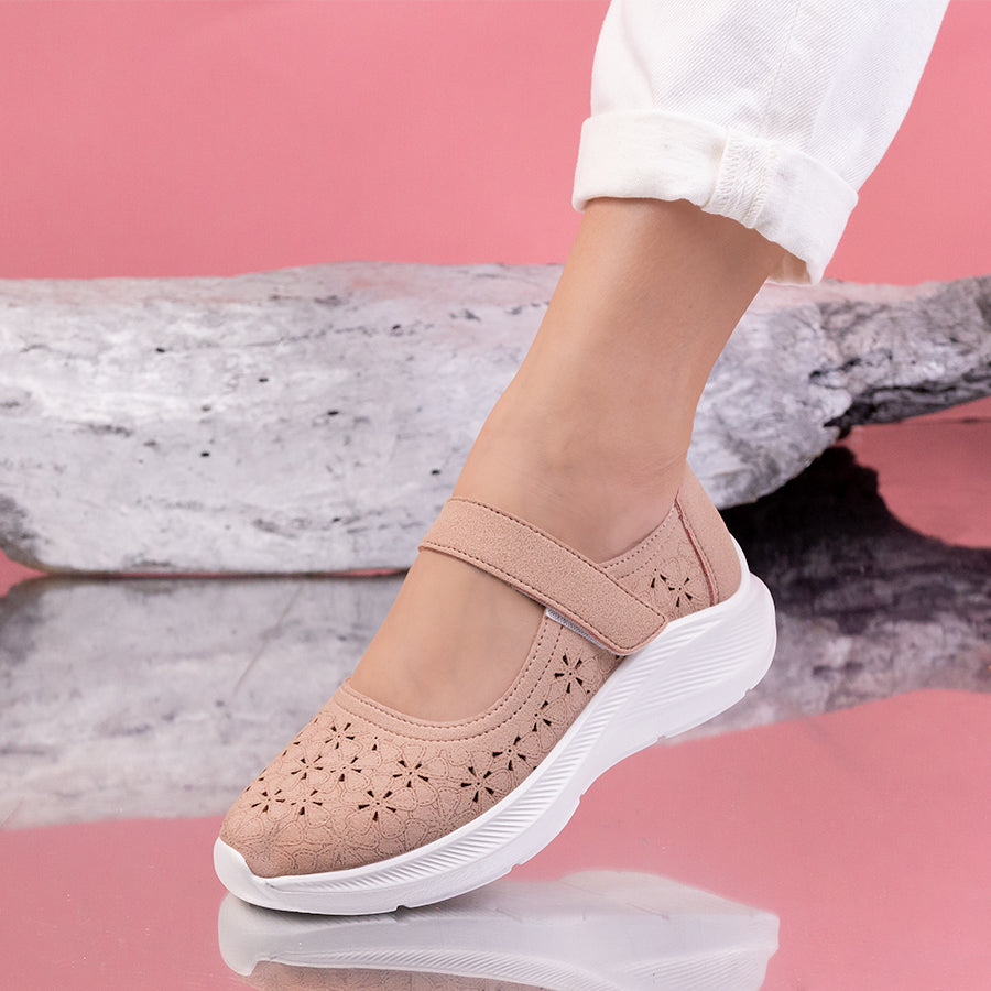 Pantofi casual Mia - Pink