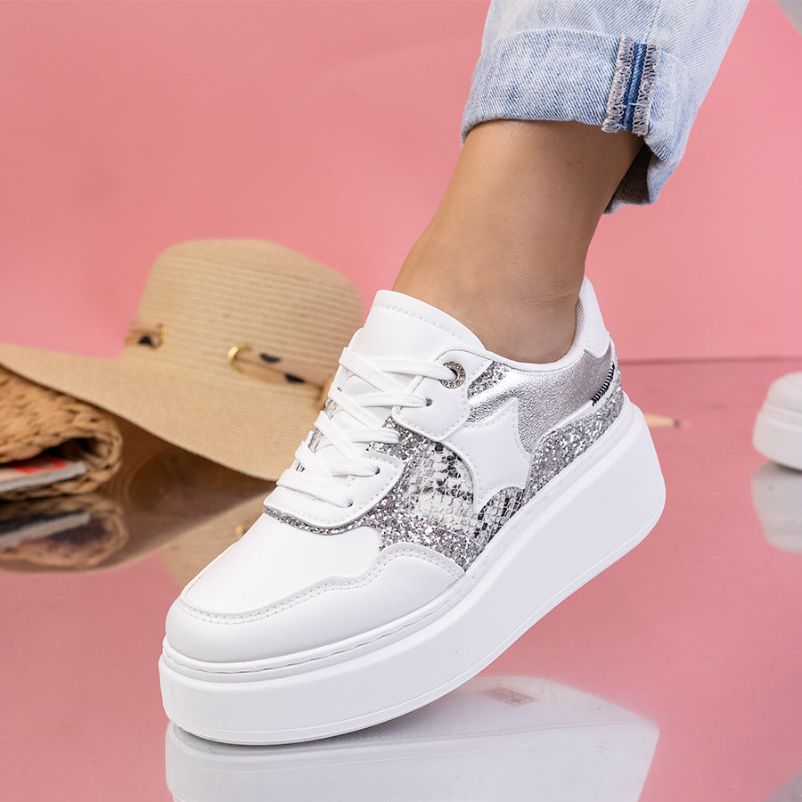 Pantofi sport Vesy - White