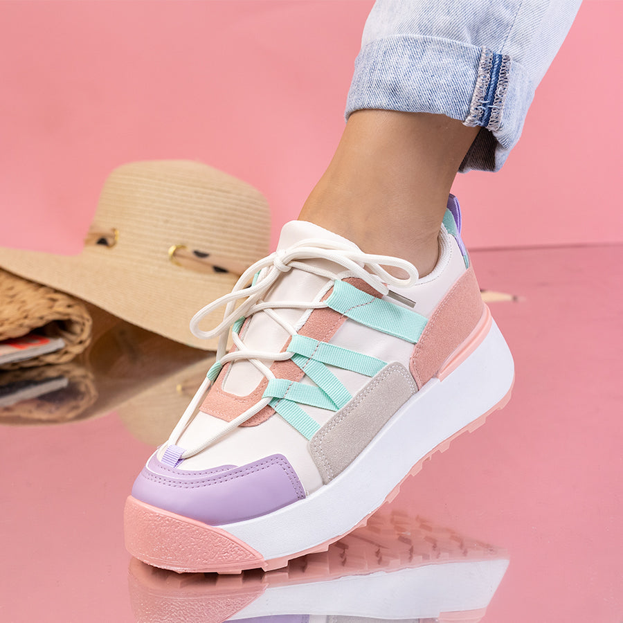 Pantofi sport Simona - Pink