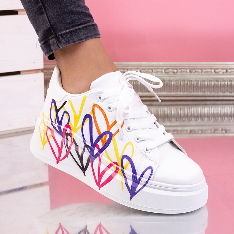 Pantofi sport Yoana - White