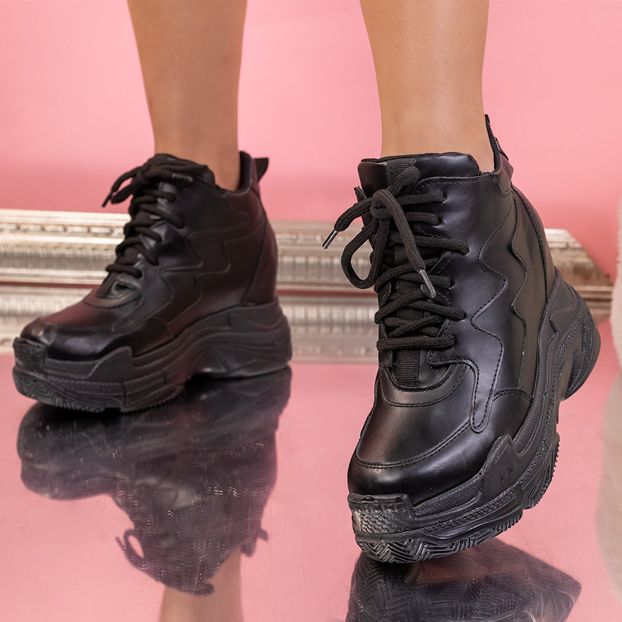Pantofi sport cu platforma Rolina - Black