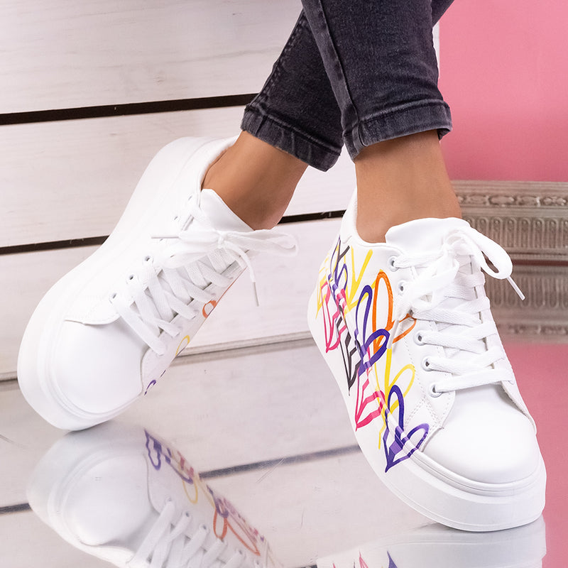 Pantofi sport Yoana - White