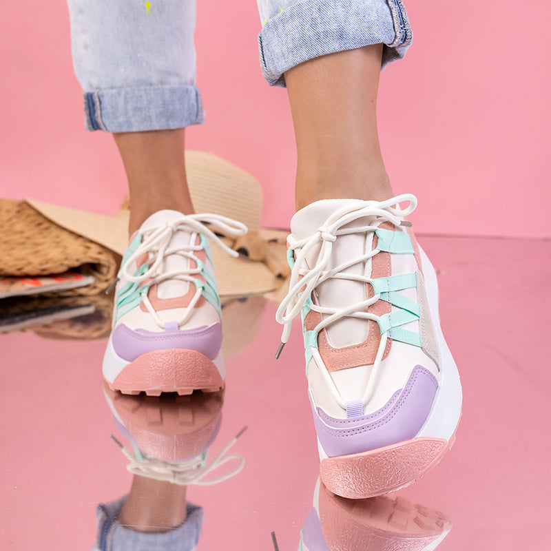 Pantofi sport Simona - Pink