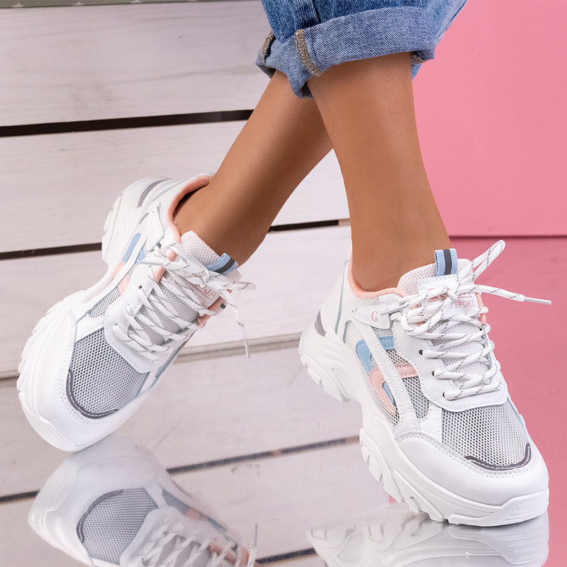 Pantofi sport Nelia - White