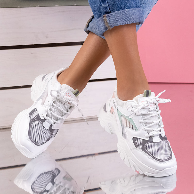 Pantofi sport Arila - White