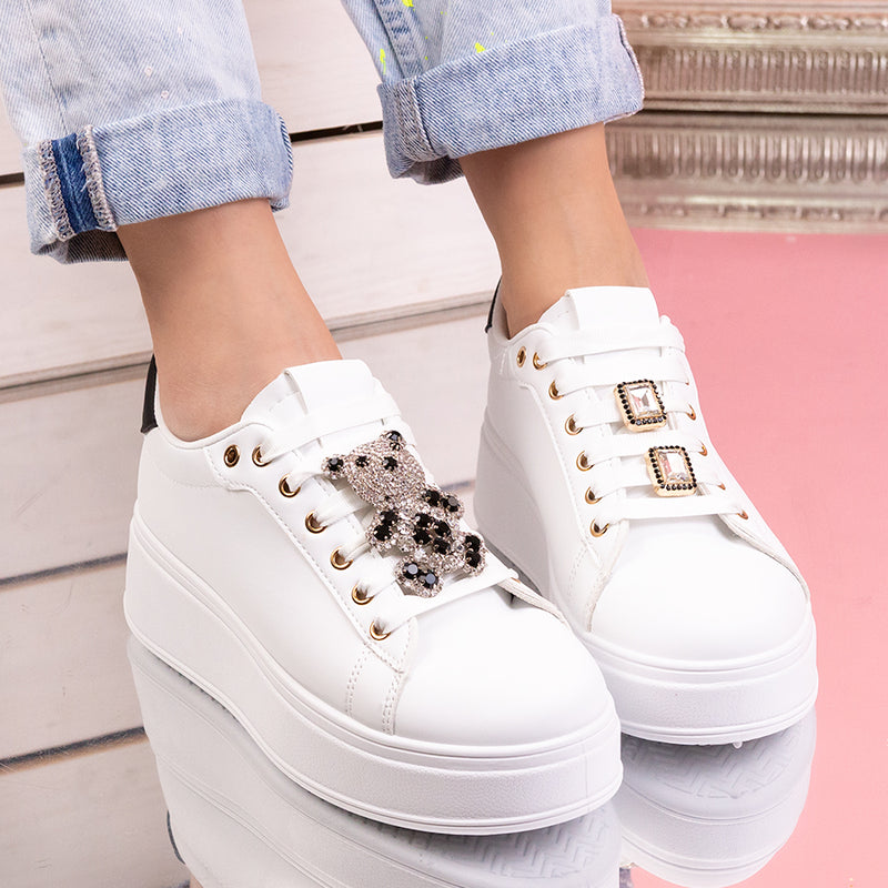 Pantofi sport Kammy - White/Black