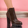 Botine dama Gladis - Brown