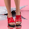 Sandale dama Amika - Red