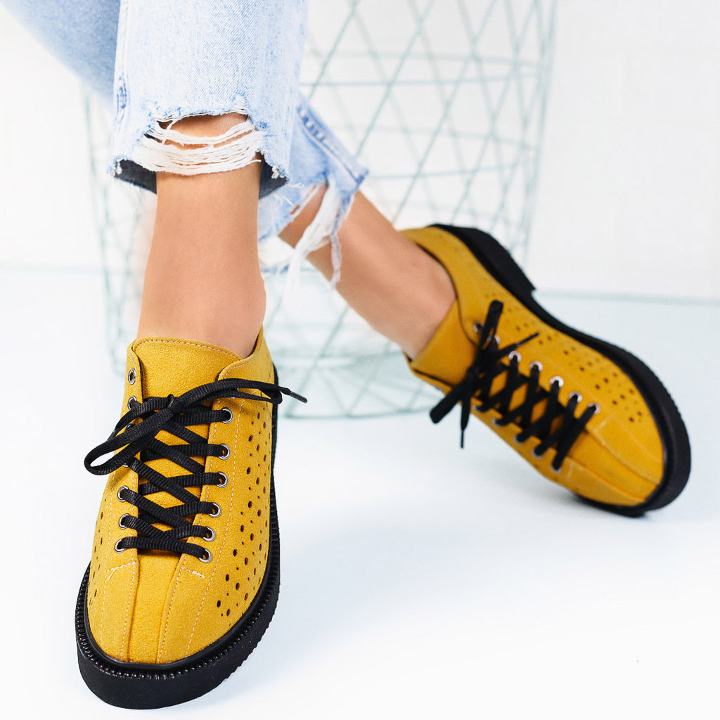 Pantofi casual Lyla - Yellow