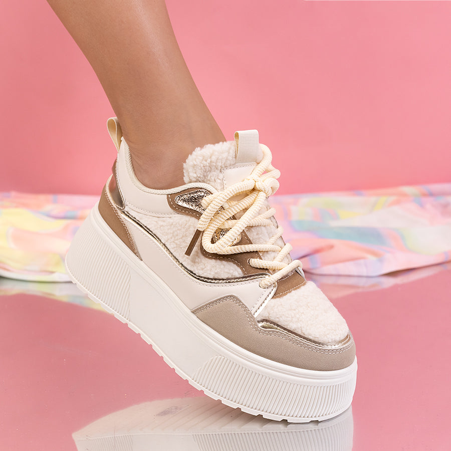 Pantofi sport Larita - Beige