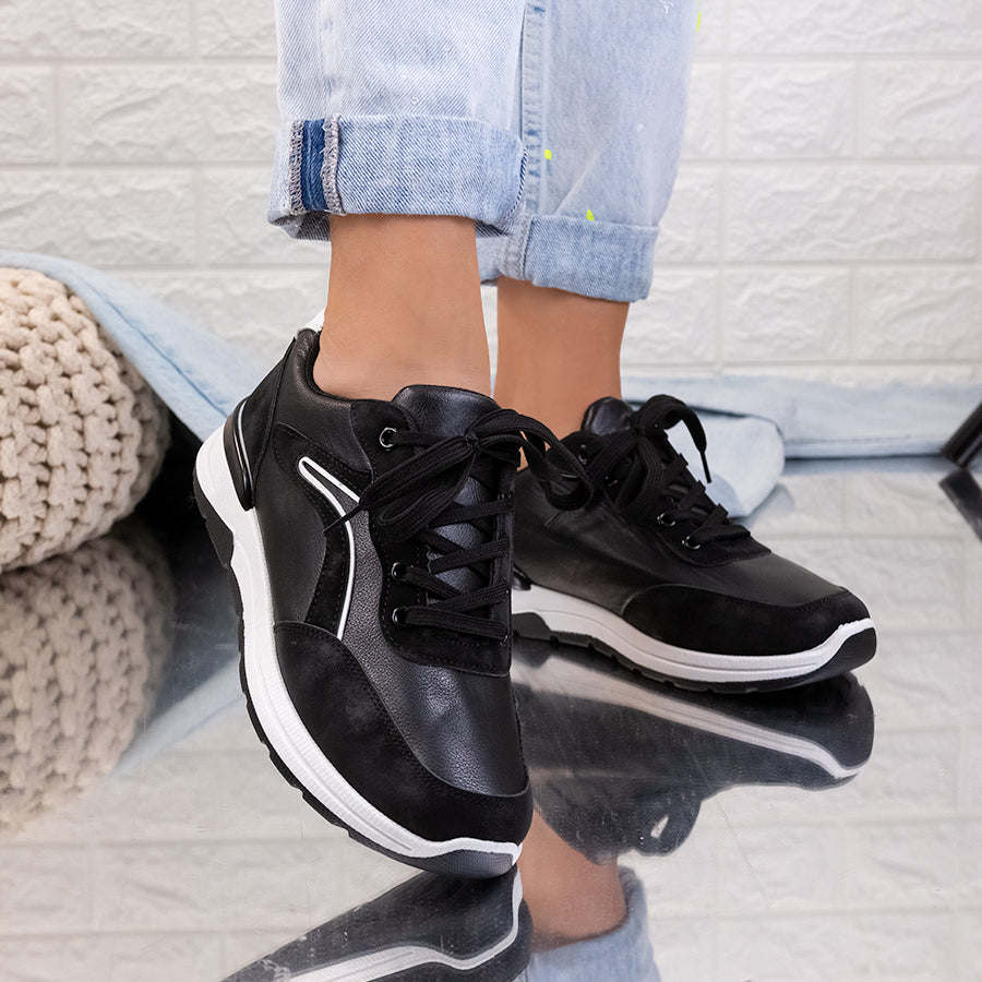 Pantofi sport Nalina - Black/White