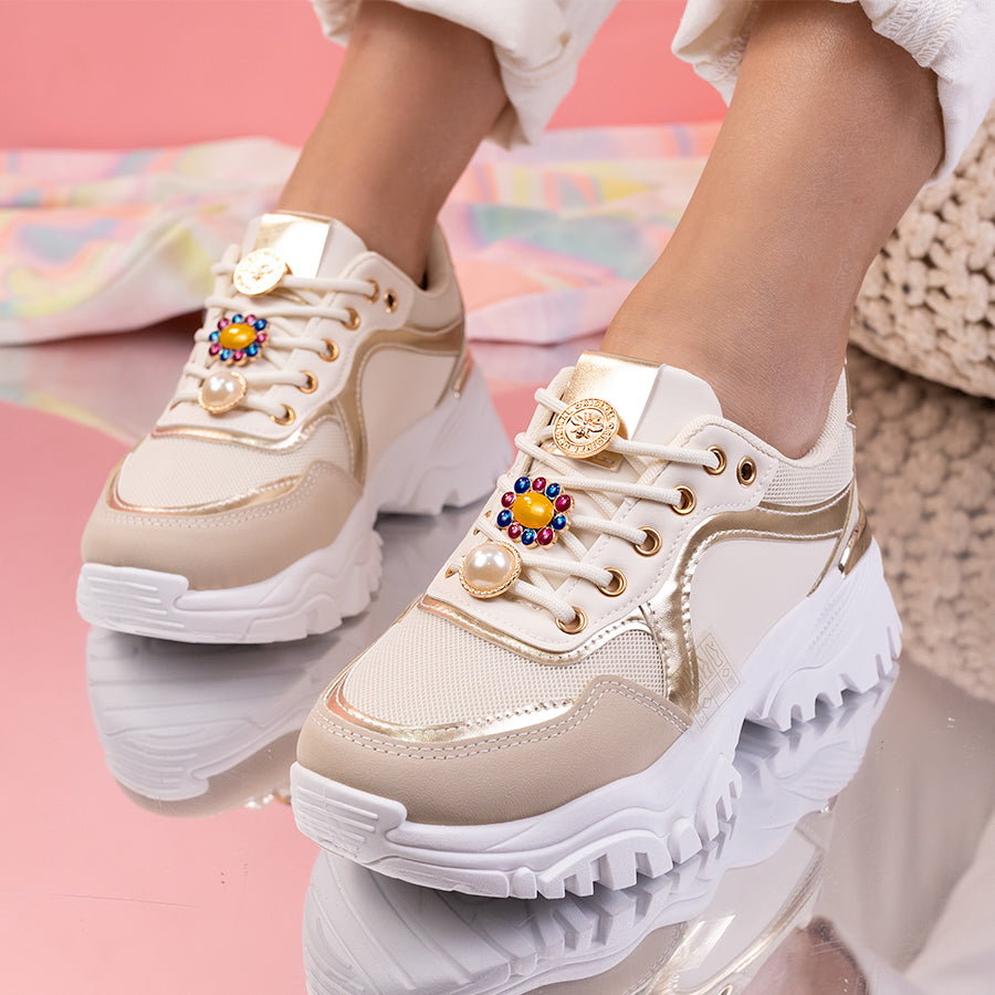 Pantofi sport Wonda - Beige