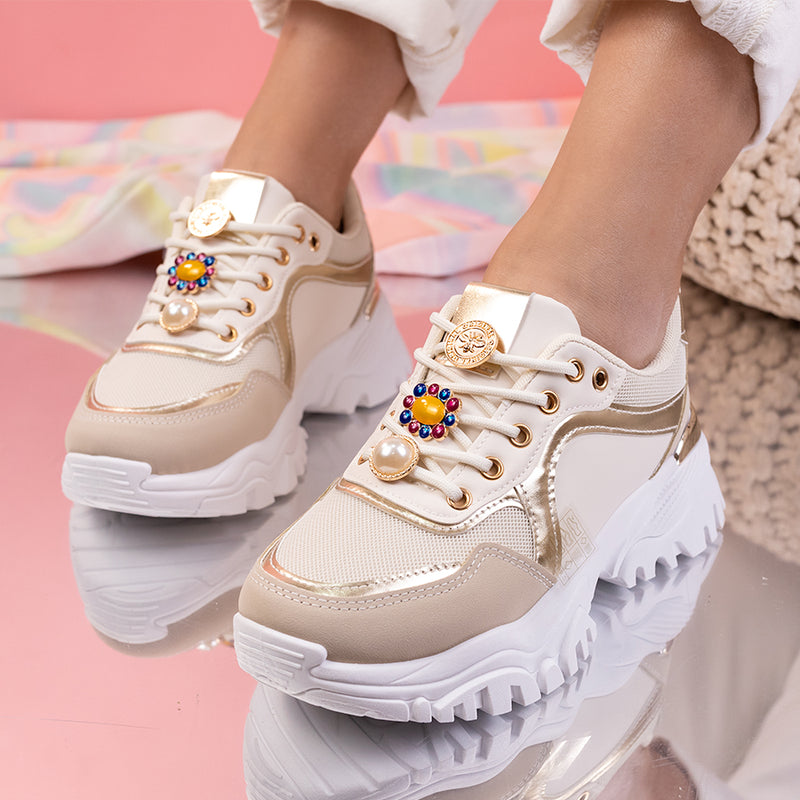 Pantofi sport Wonda - Beige