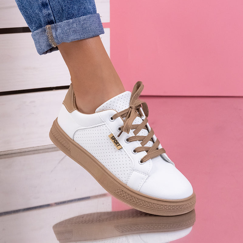 Pantofi sport Thea - Khaki