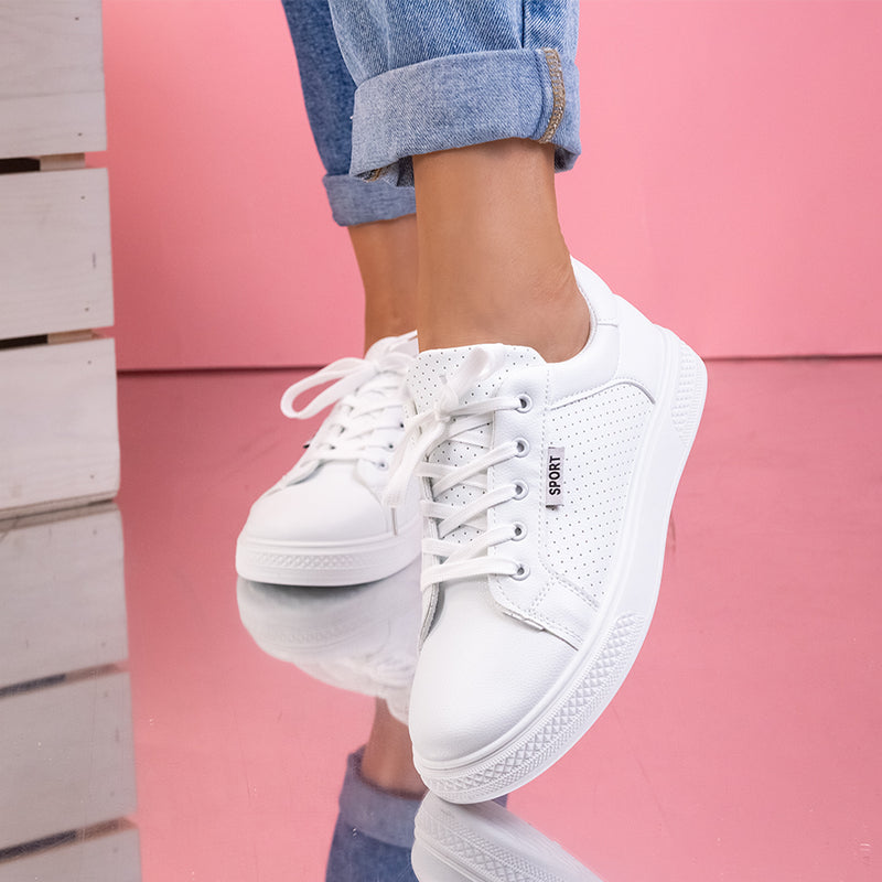 Pantofi sport Thea - White