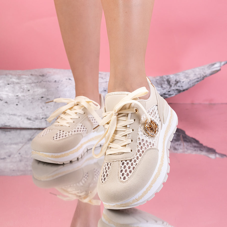 Pantofi sport Samira - Beige