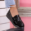 Pantofi casual Otilia - Black Snake