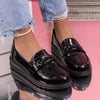 Pantofi casual Otilia - Black Snake